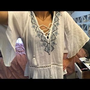 abercrombie flowy top